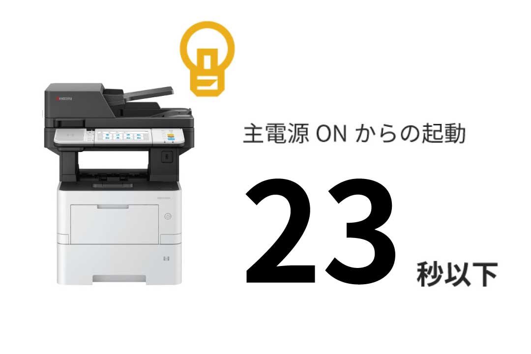 生産性 | 機能 | モノクロA4複合機 | ECOSYS MA4500ifx | 京セラ 生産性 | 機能 | モノクロA4複合機 | ECOSYS MA4500ifx | 京セラ