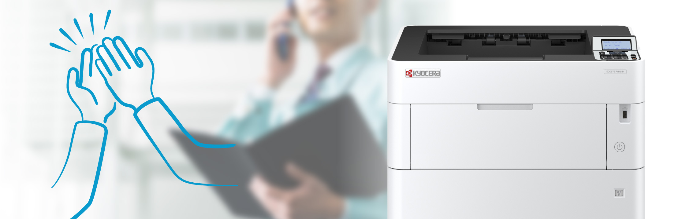 高性能 × 低ランニングコストで現場の生産性を上げるモノクロA3プリンター