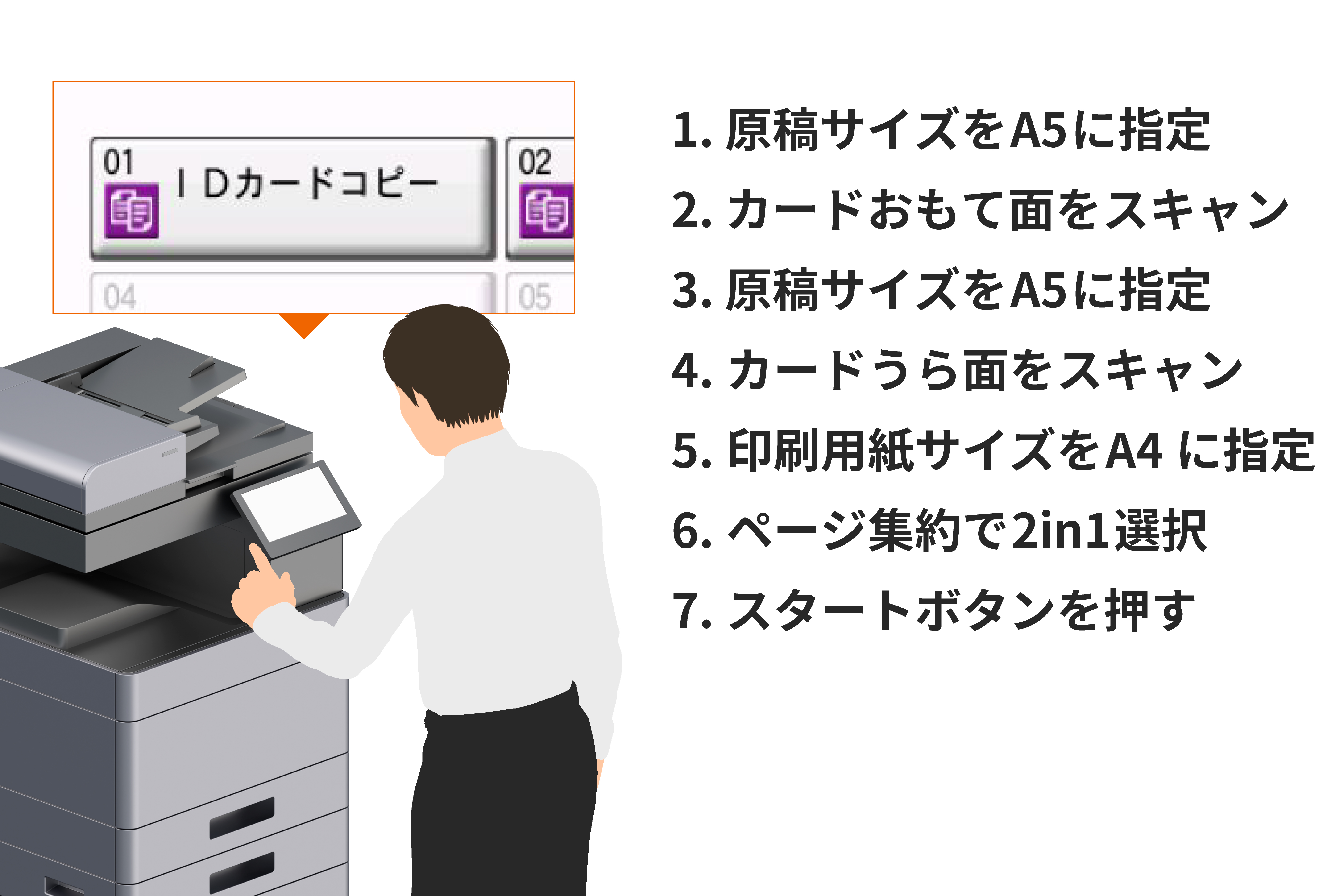 よく使う機能はプログラムボタンに登録