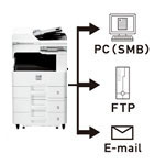 FTP/SMB/E-mail送信 イメージ図