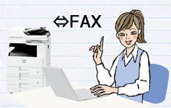 PCからFAXイメージ