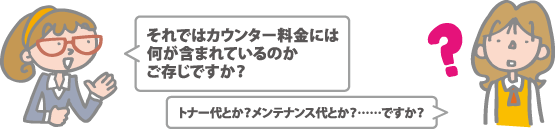 カウンター料金とは？クリックチャージとは？