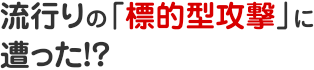 流行りの「標的型攻撃」に遭った!?