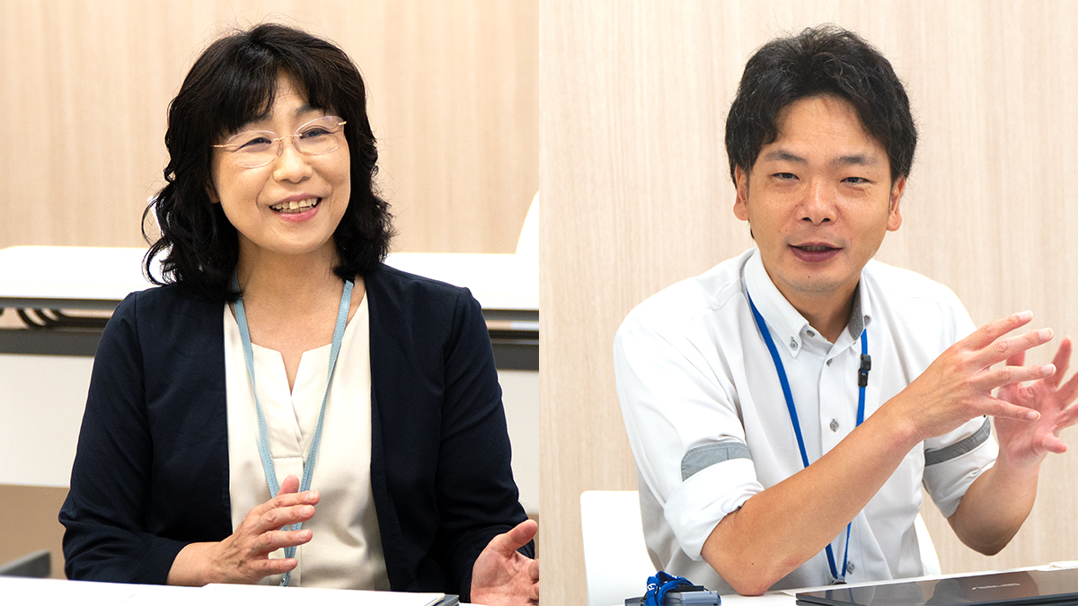 (左)佐々木様(右)田中様