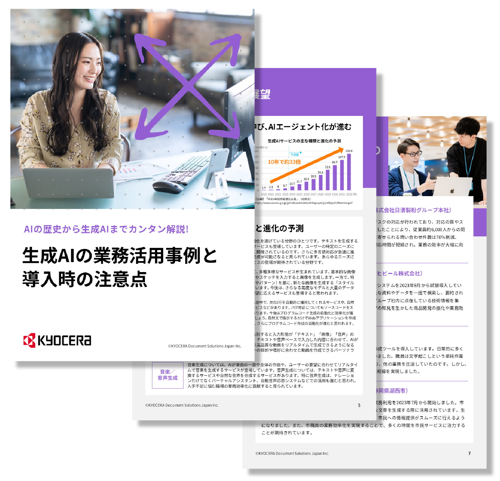 生成AIの業務活用事例と導入時の注意点